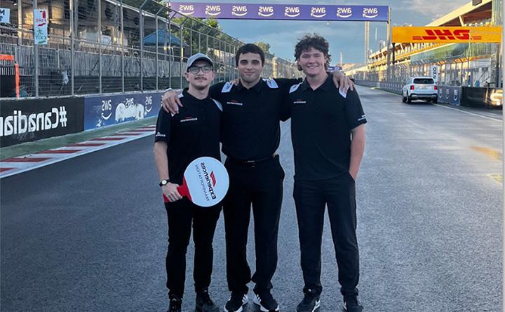 BW students at Formula 1 in Canada